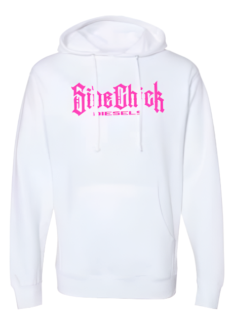 THAT BITCH IS BAD HOODIES WHITE/PINK