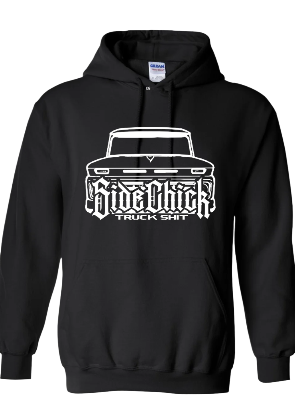 SIDE CHICK TRUCK SHIT BLACK C10 HOODIE