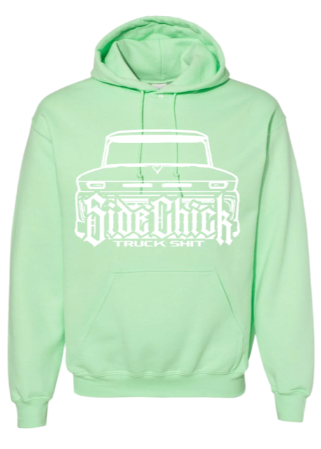 SIDE CHICK TRUCK SHIT MINT GREEN C10 HOODIE