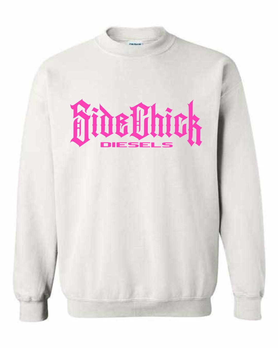 SIDECHICK CREWNECKS PINK/WHITE