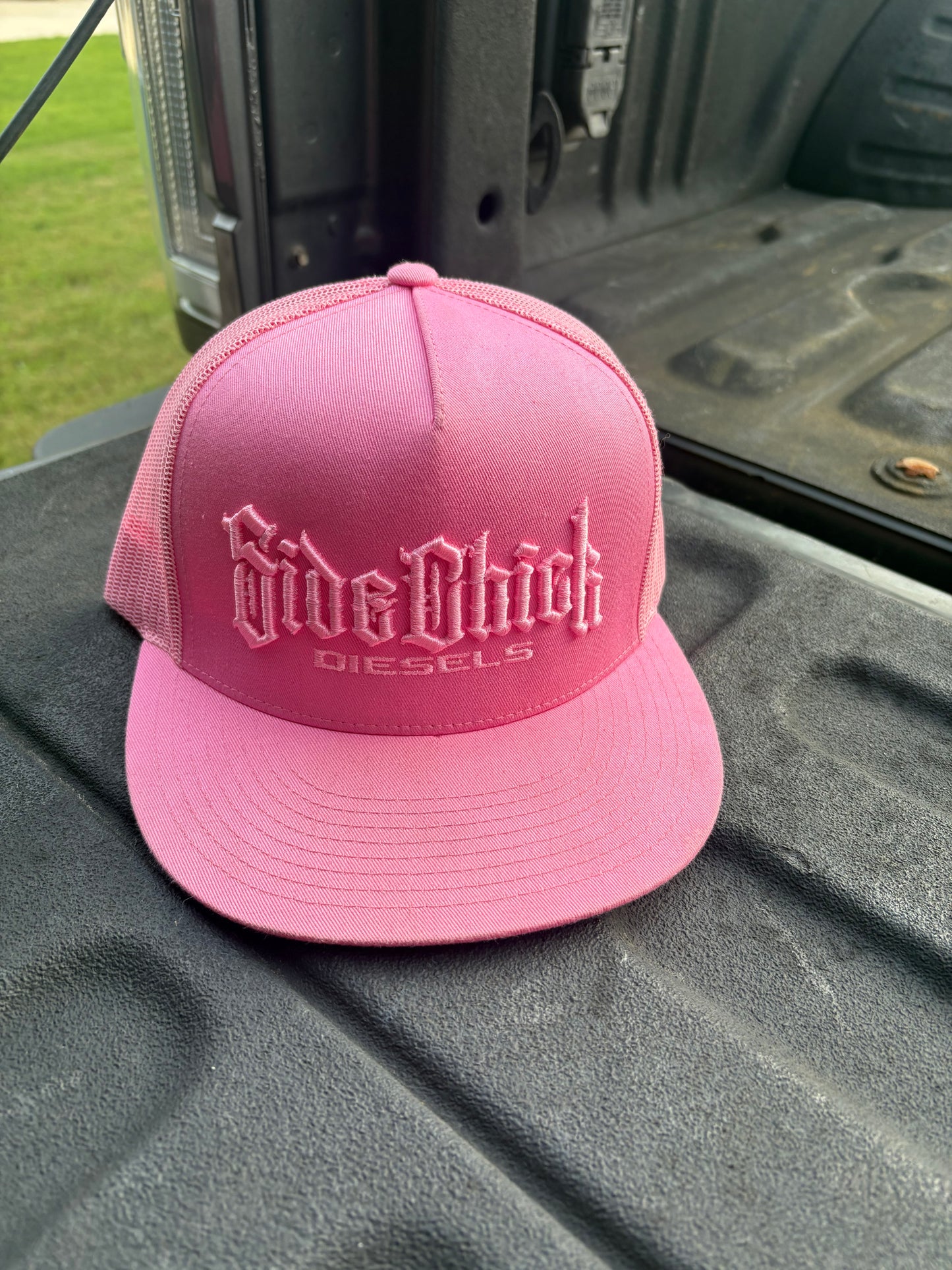 SIDECHICK DIESELS HAT PINK ON PINK