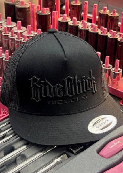 SIDE CHICK DIESELS HAT BLACK/BLACK