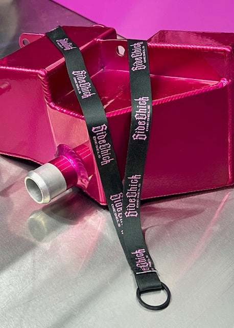SIDE CHICK DIESELS LANYARDS BLACK/PINK