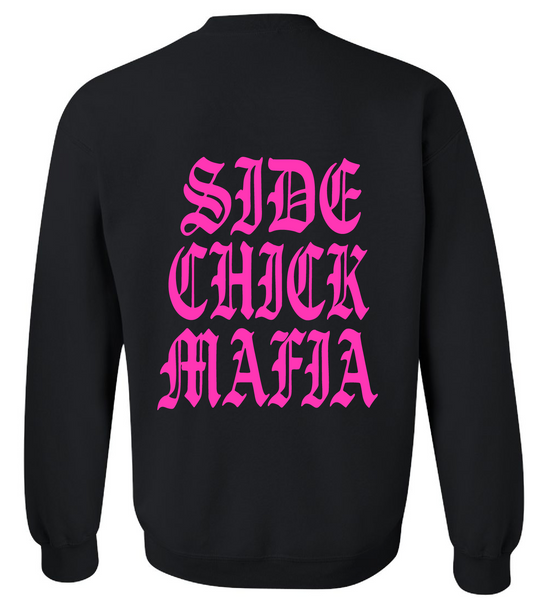 SIDECHICK MAFIA PINK CREWNECK