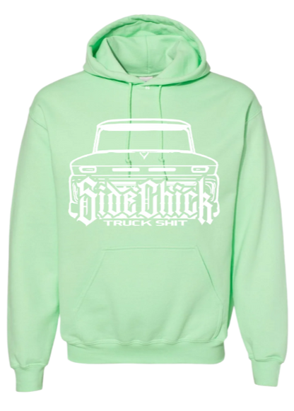 SIDE CHICK TRUCK SHIT MINT GREEN C10 HOODIE
