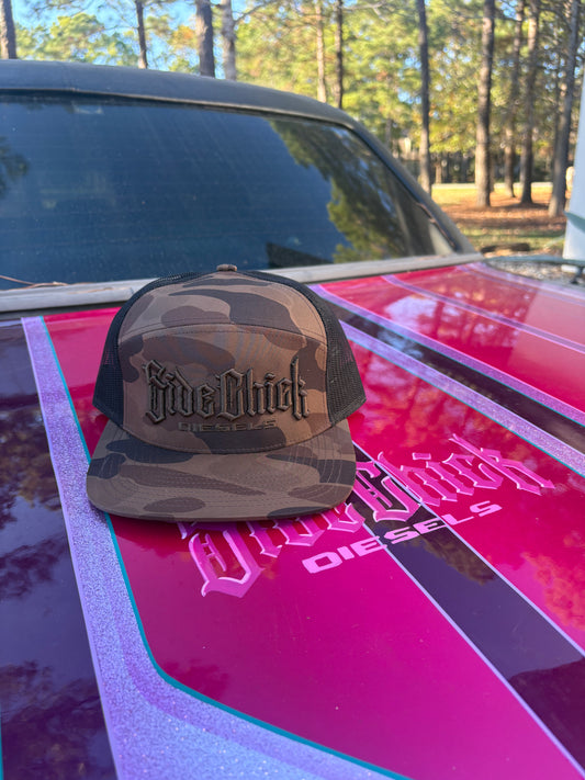 SIDECHICK DIESELS HAT BROWN CAMO/BROWN