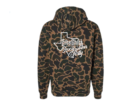 Duck Camo Hoodie white